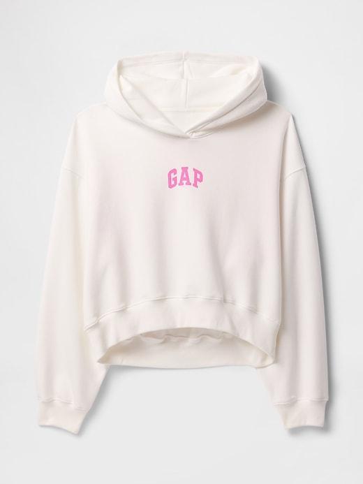 Vintage Soft Cropped Hoodie Product Image