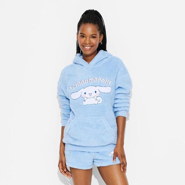 Womens Cinnamoroll Woobie Graphic Hoodie Product Image