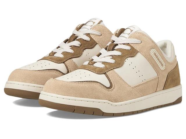 COACH C201 Suede (Chalk/Beechwood) Women's Shoes Product Image