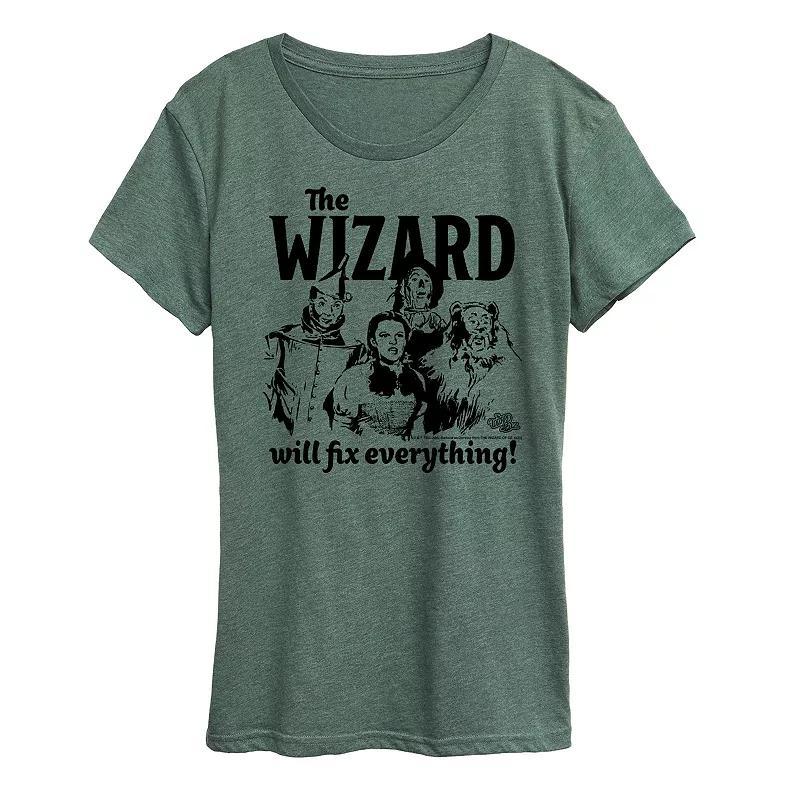 Womens The Wizard Of Oz The Wizard Graphic Tee Product Image