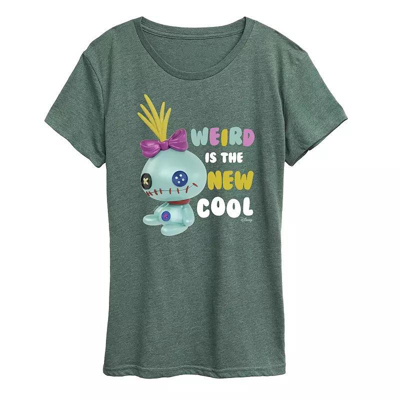 Disneys Lilo & Stitch Womens Weird Cool Graphic Tee Product Image