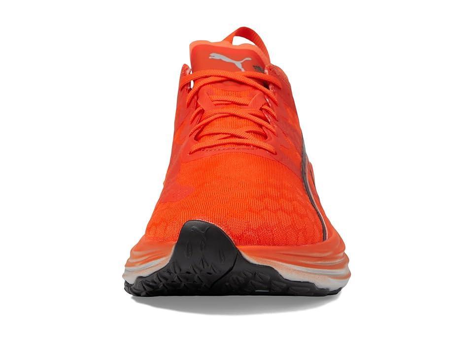 PUMA Foreverrun Nitro Silver (Cherry Tomato/PUMA Black) Men's Shoes Product Image