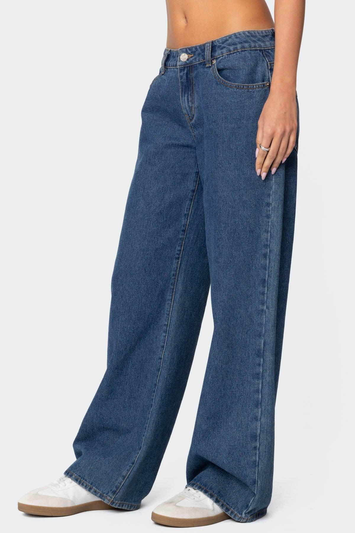 Raelynn Washed Low Rise Jeans Product Image