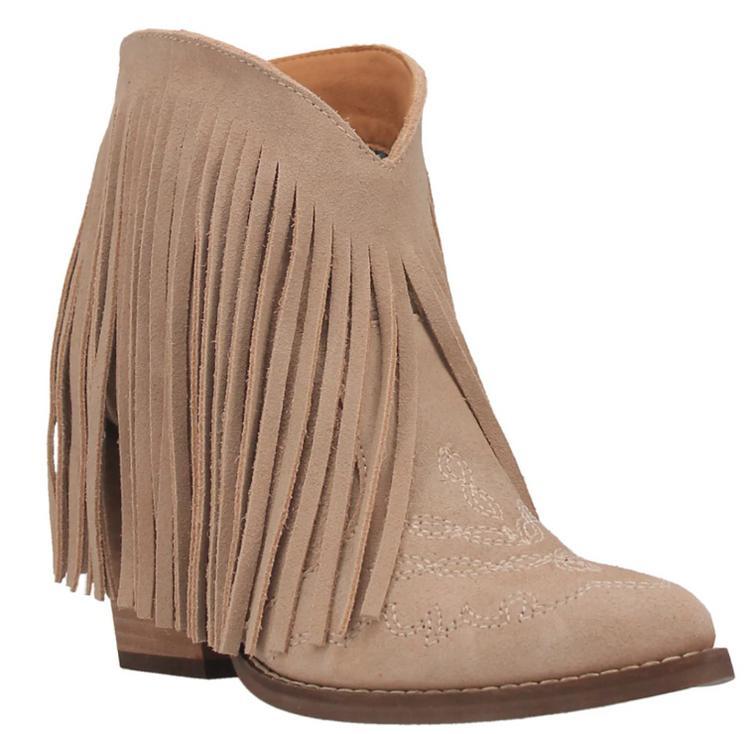 SALE Dingo® Ladies' Tangles Fringed Booties Product Image