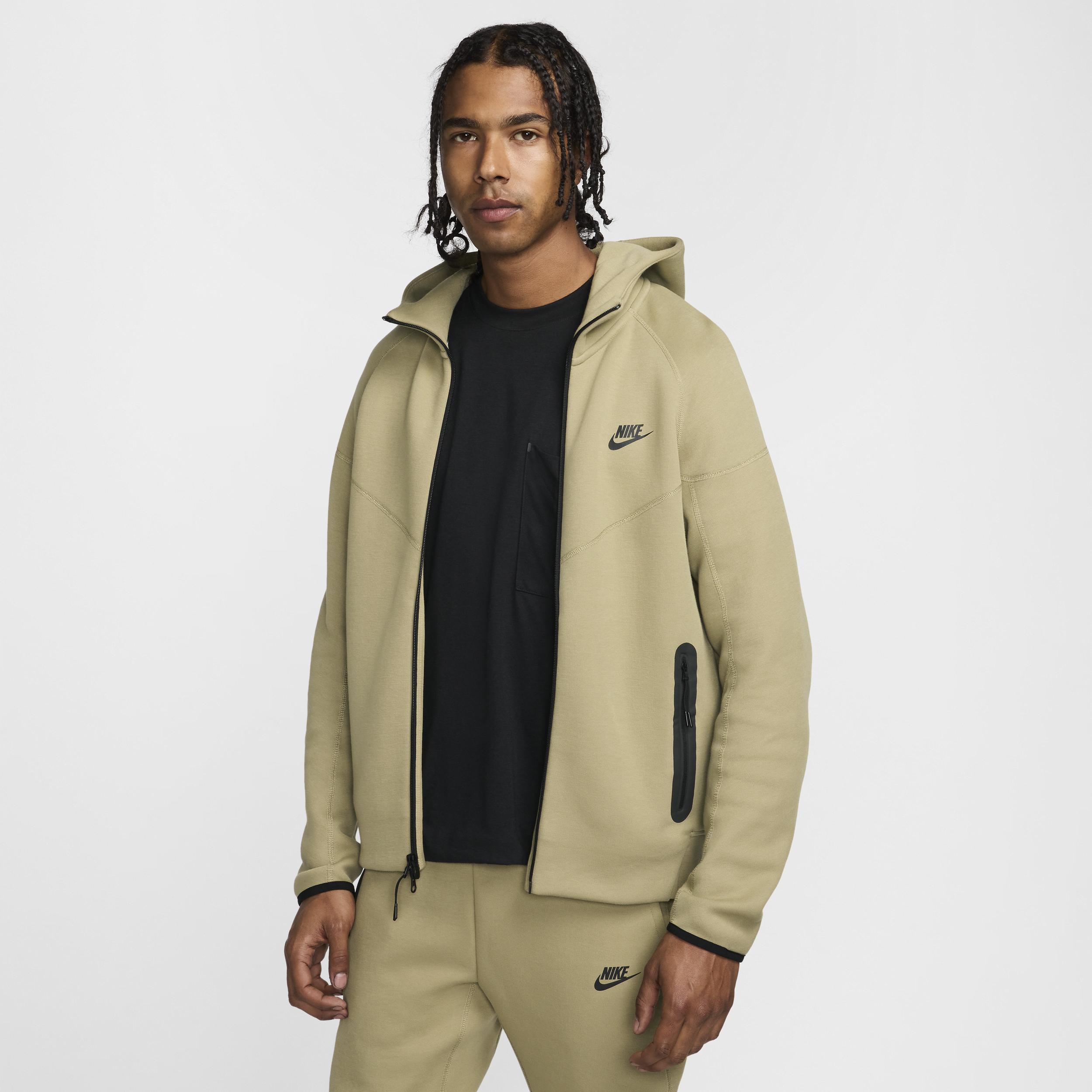 NIKE Men's  Sportswear Tech Fleece Windrunner Full-zip Hoodie In Brown Product Image