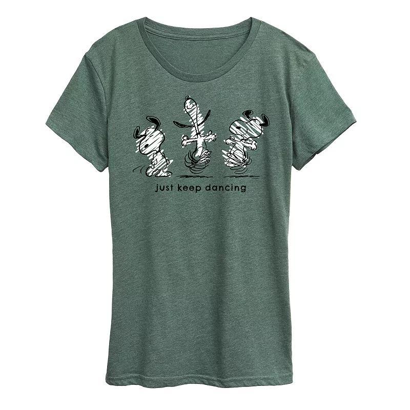 Disneys Mickey Mouse Womens St. Patricks Donut Pinch Me Graphic Tee Grey Gray Product Image