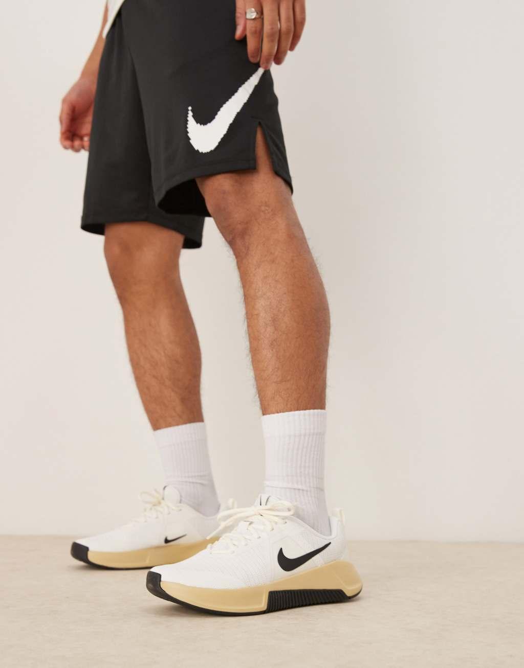 Nike Training MC Trainer 3 sneakers in off-white and black Product Image