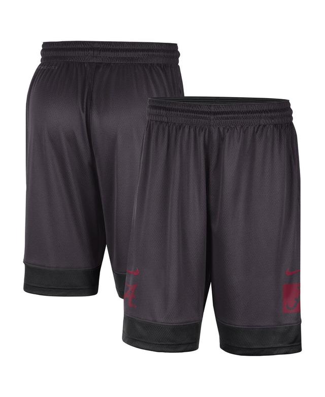 Mens Nike Charcoal Alabama Crimson Tide Performance Fast Break Shorts Grey Product Image