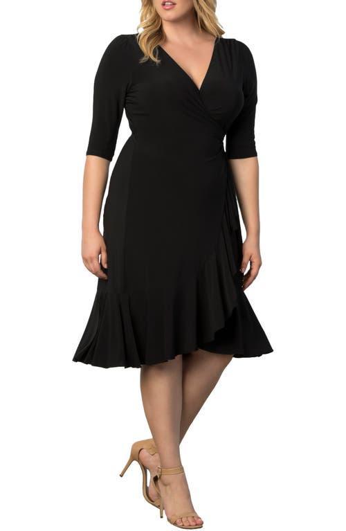 Kiyonna Whimsy Wrap Dress Product Image