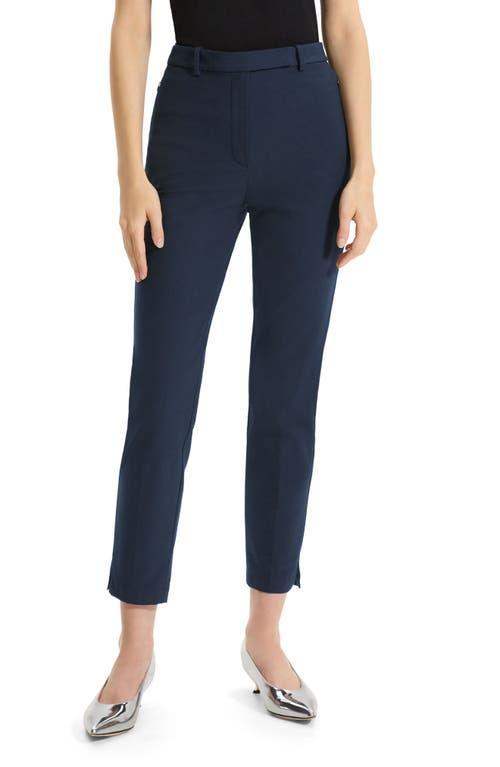 Theory Bistre High Waist Tapered Ankle Pants Product Image