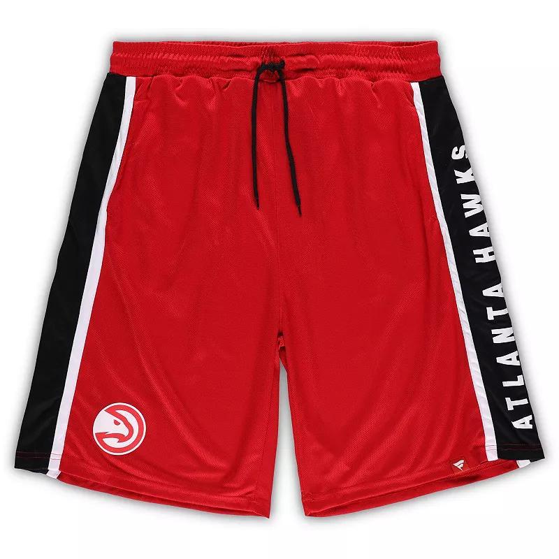 Mens Fanatics Branded Atlanta Hawks Big & Tall Referee Iconic Mesh Shorts Product Image