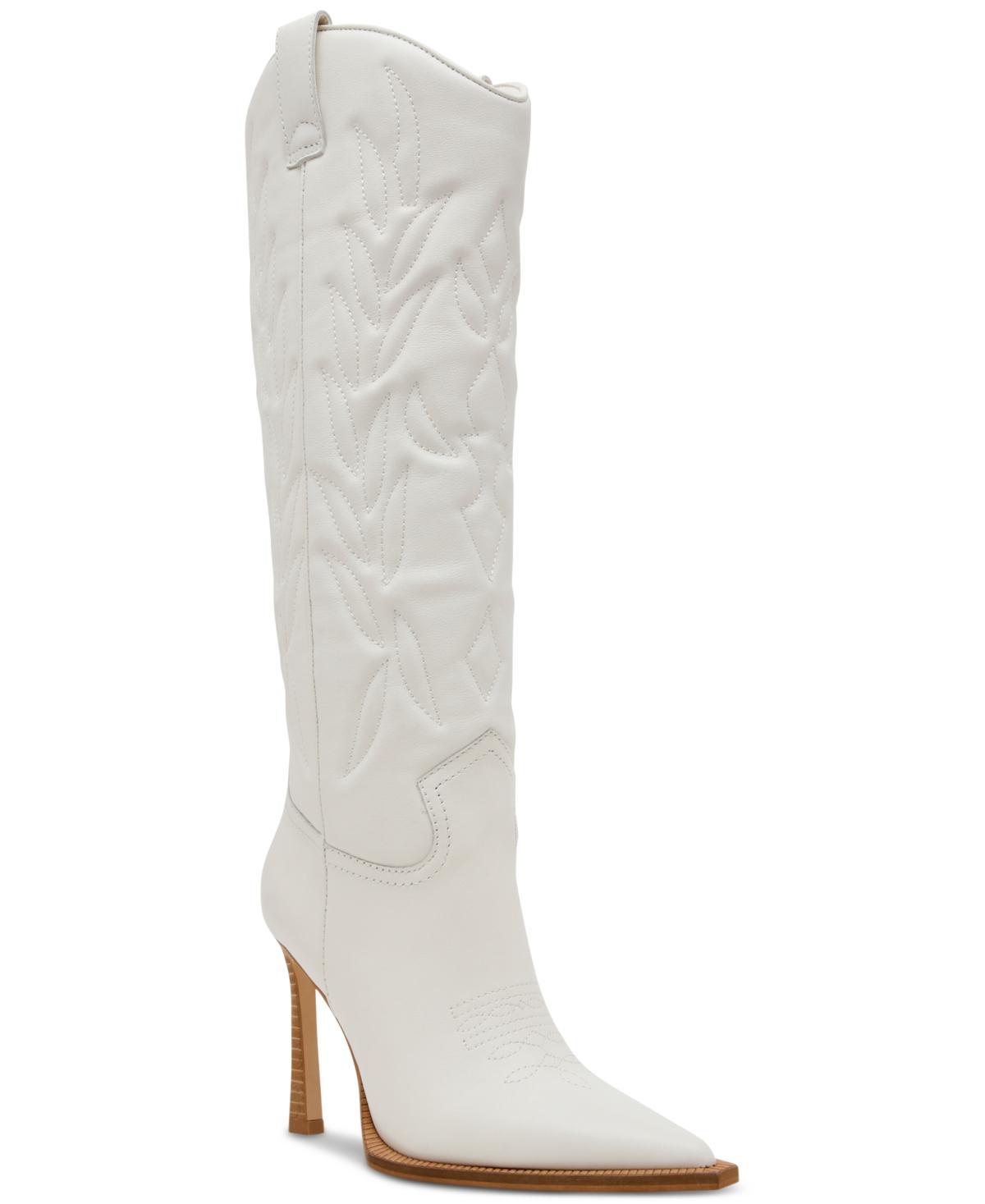 Steve Madden Womens Kinzee Stiletto Western Tall Dress Boots Product Image