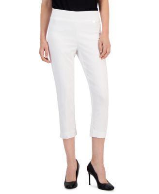 I.n.c. International Concepts Womens Tummy-Control Pull-On Capri Pants, Regular & Petite, Created for Macys Product Image