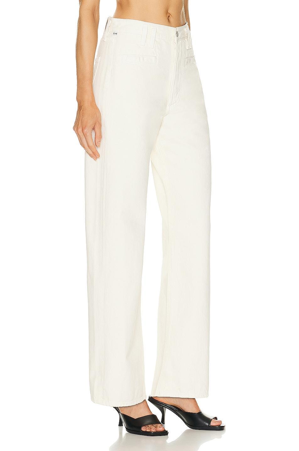 Citizens of Humanity Gaucho Trouser in Ivory Product Image