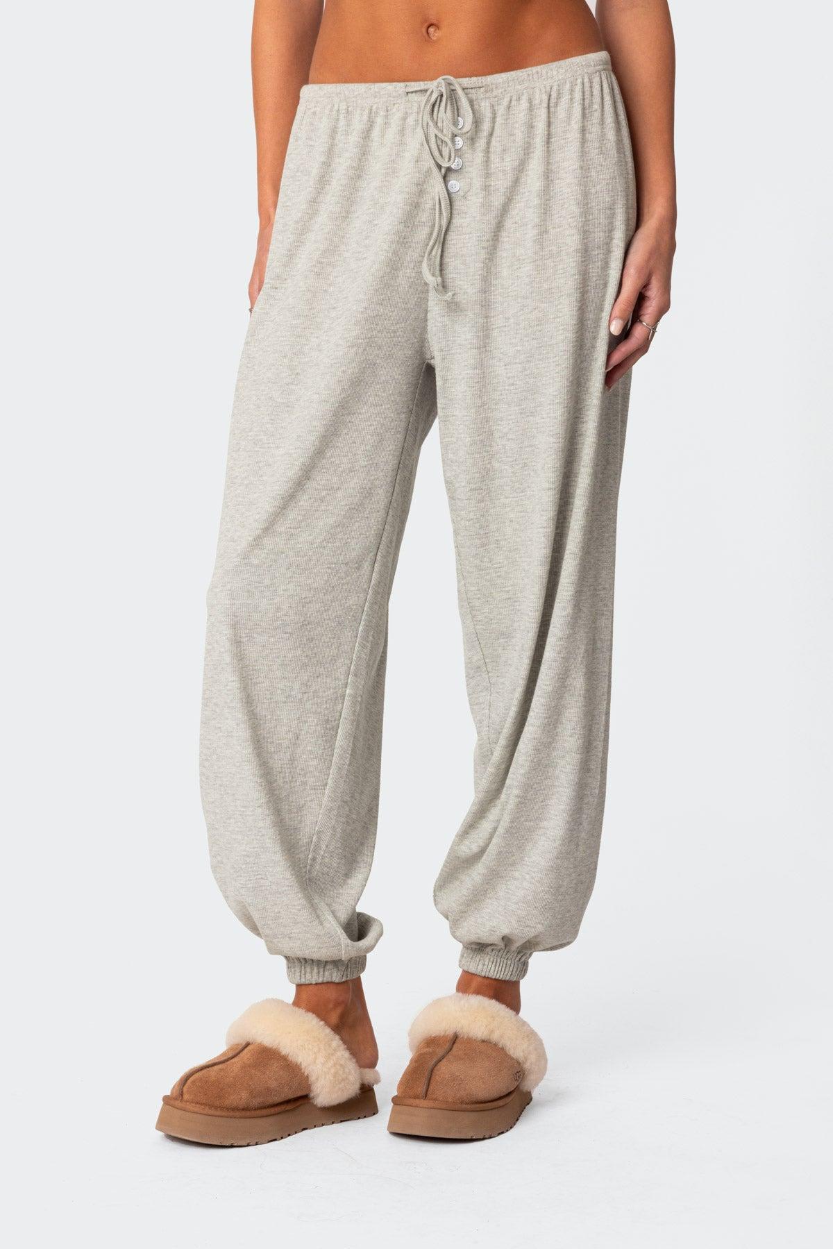 Rosanna Waffle Pajama Sweatpants Product Image