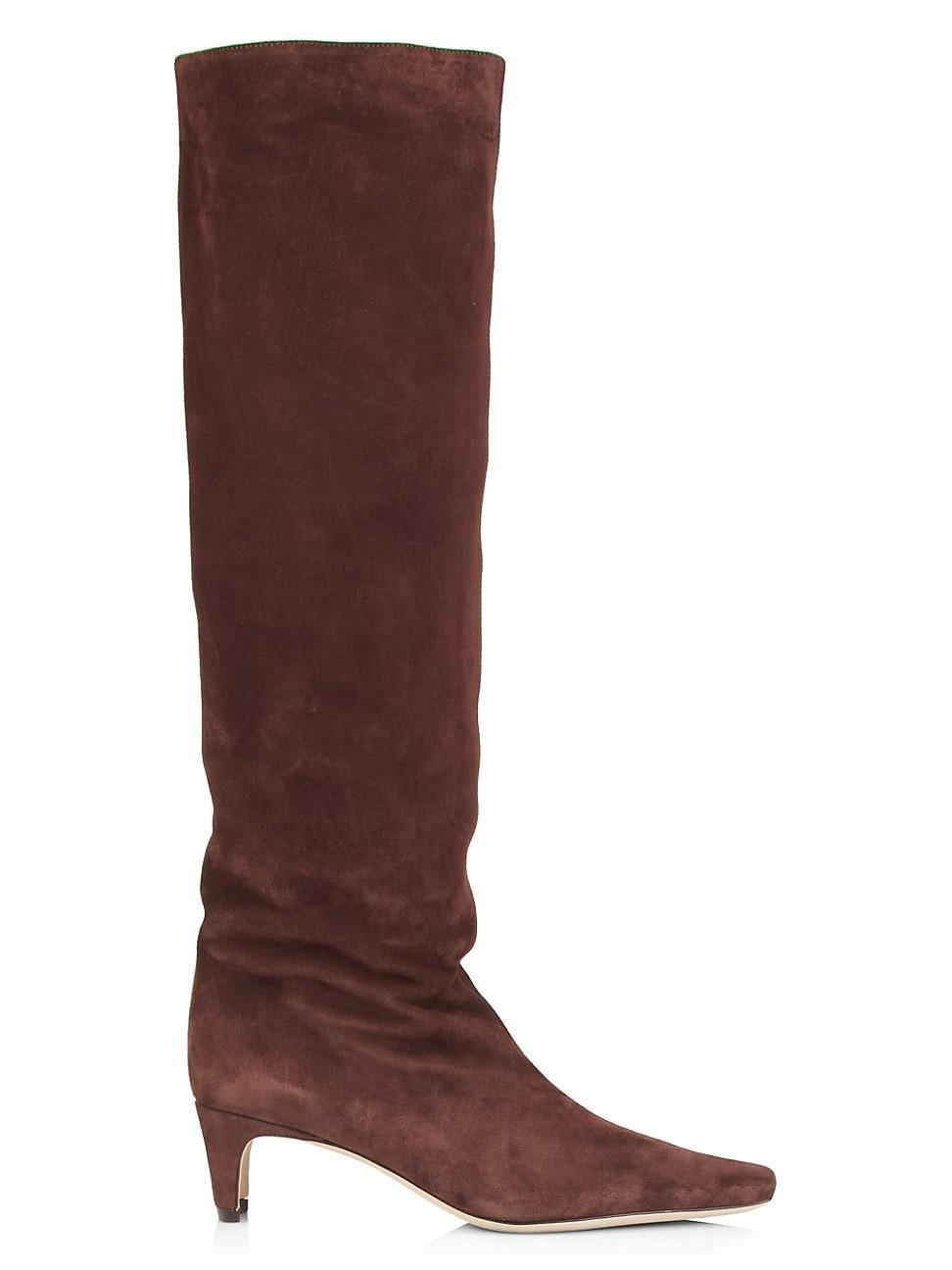 Womens Wally Suede Knee-High Boots Product Image
