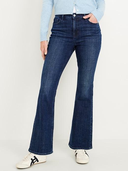 Extra High-Waisted Flare Jeans Product Image