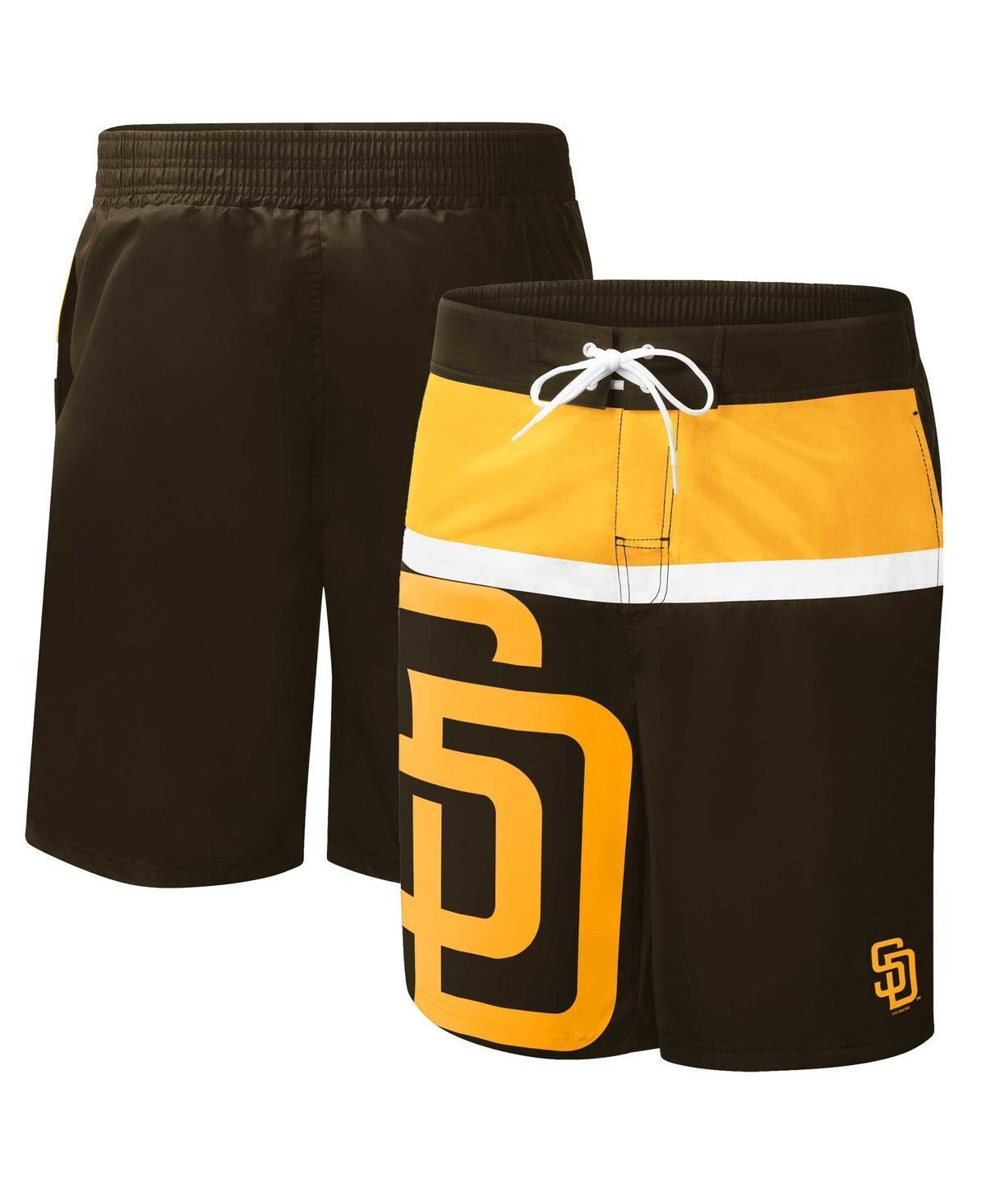 Mens G-iii Sports by Carl Banks Brown San Diego Padres Sea Wind Swim Shorts Product Image