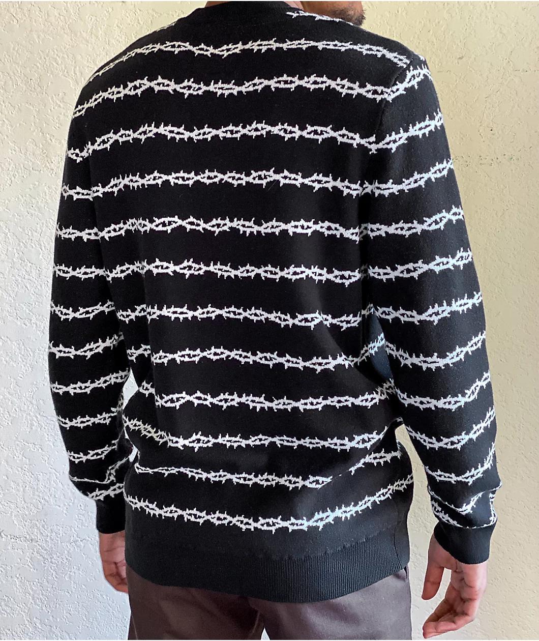 Lurking Class by Sketchy Tank Thorns Black Sweater Product Image