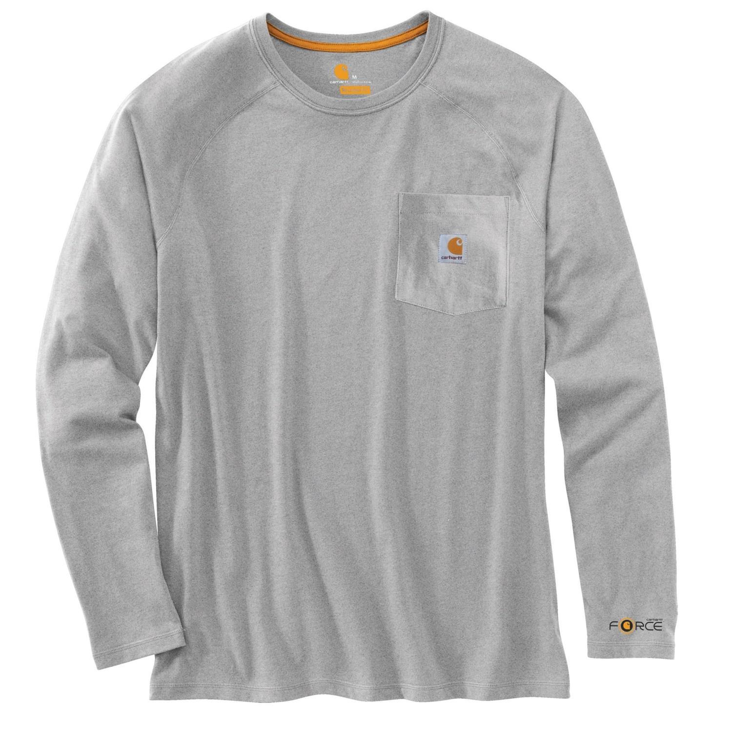 Carhartt 100393 Big and Tall Force® Relaxed Fit Midweight T-Shirt - Long Sleeve, Factory Seconds Product Image