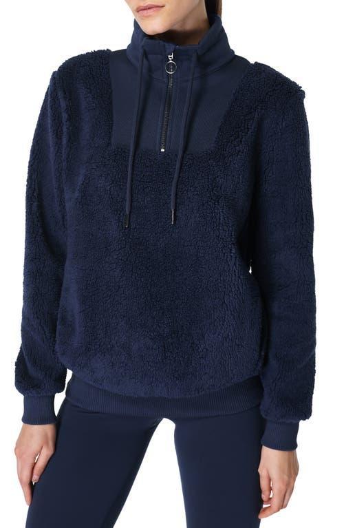 Sweaty Betty Sherpa 1/2 Zip Sweatshirt (Lily ) Women's Clothing Product Image