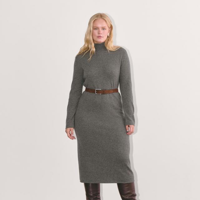 The Turtleneck Sweater Dress in Cashmere Product Image