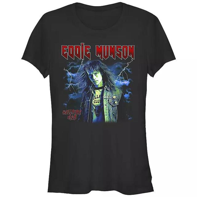 Juniors Stranger Things Eddie Munson Thunder Fitted Graphic Tee, Girls Product Image