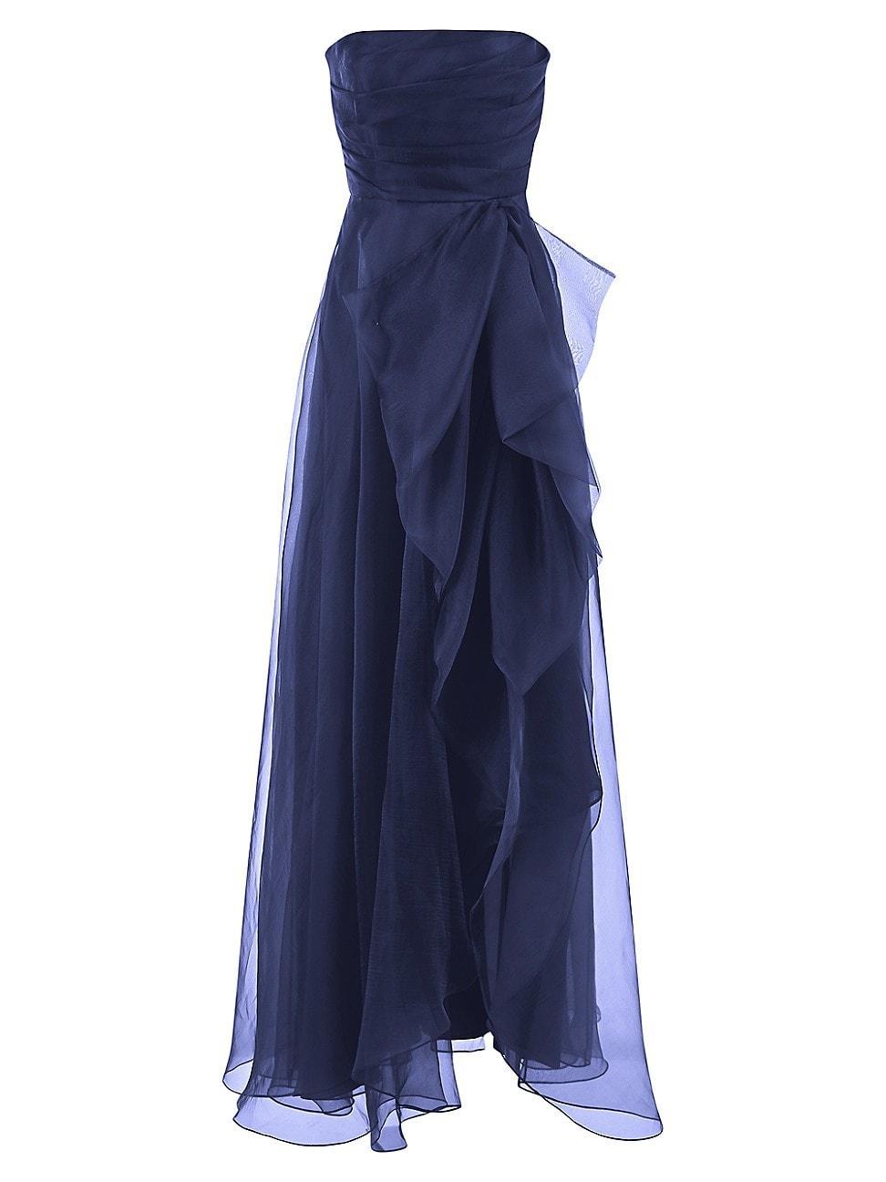 Womens Teresa Draped Tulle Gown Product Image