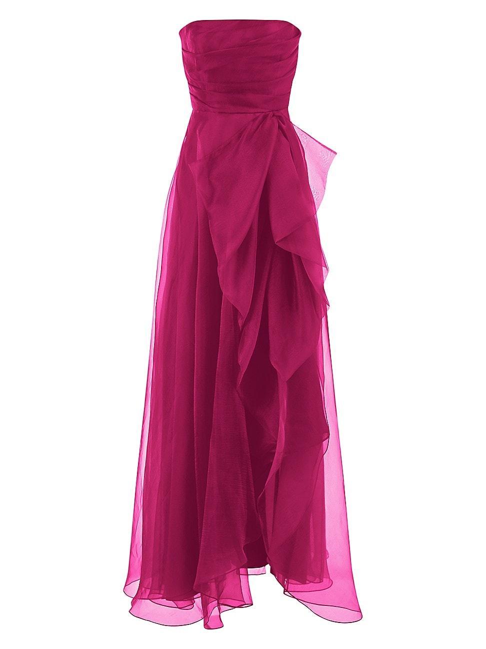 Womens Teresa Draped Tulle Gown Product Image