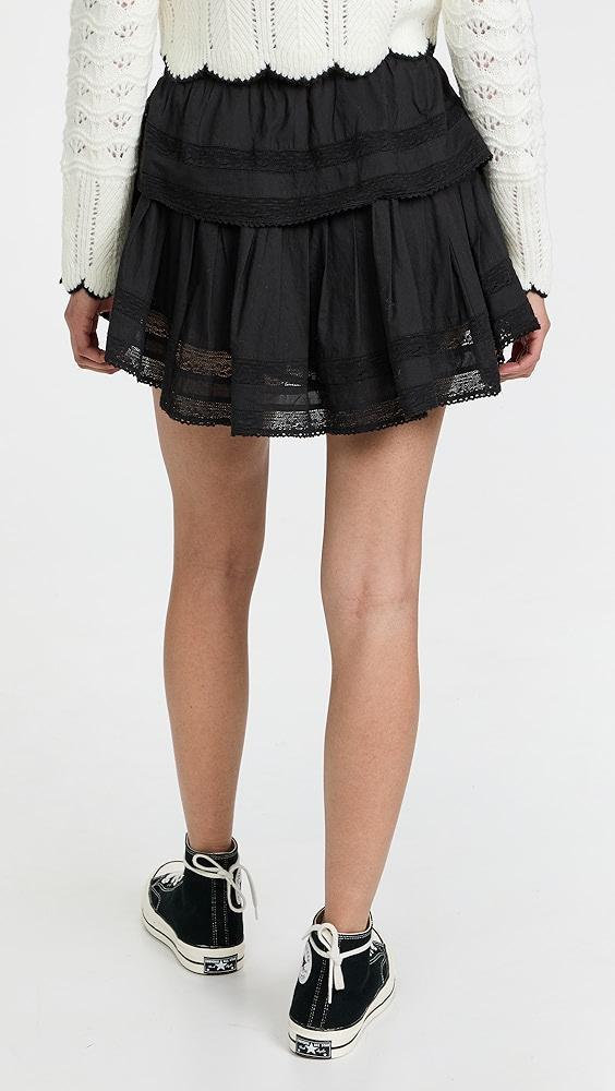 LoveShackFancy Ruffle Mini Skirt | Shopbop Product Image