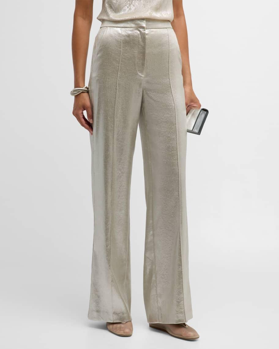 Millicent Metallic Suiting Pants Product Image