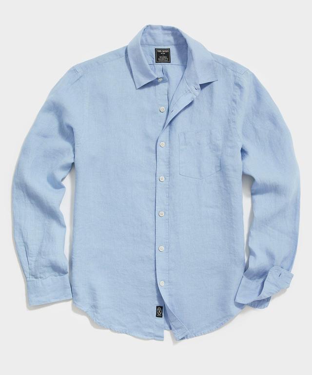 Slim Fit Sea Soft Irish Linen Shirt Product Image