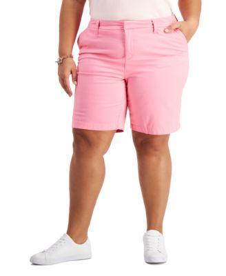 Plus Size Hollywood Bermuda Shorts Product Image