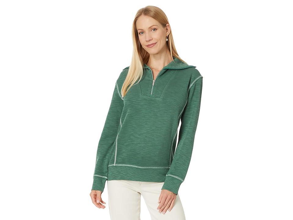 Tommy Bahama Tobago Bay Half Zip (Island ) Women's Clothing Product Image