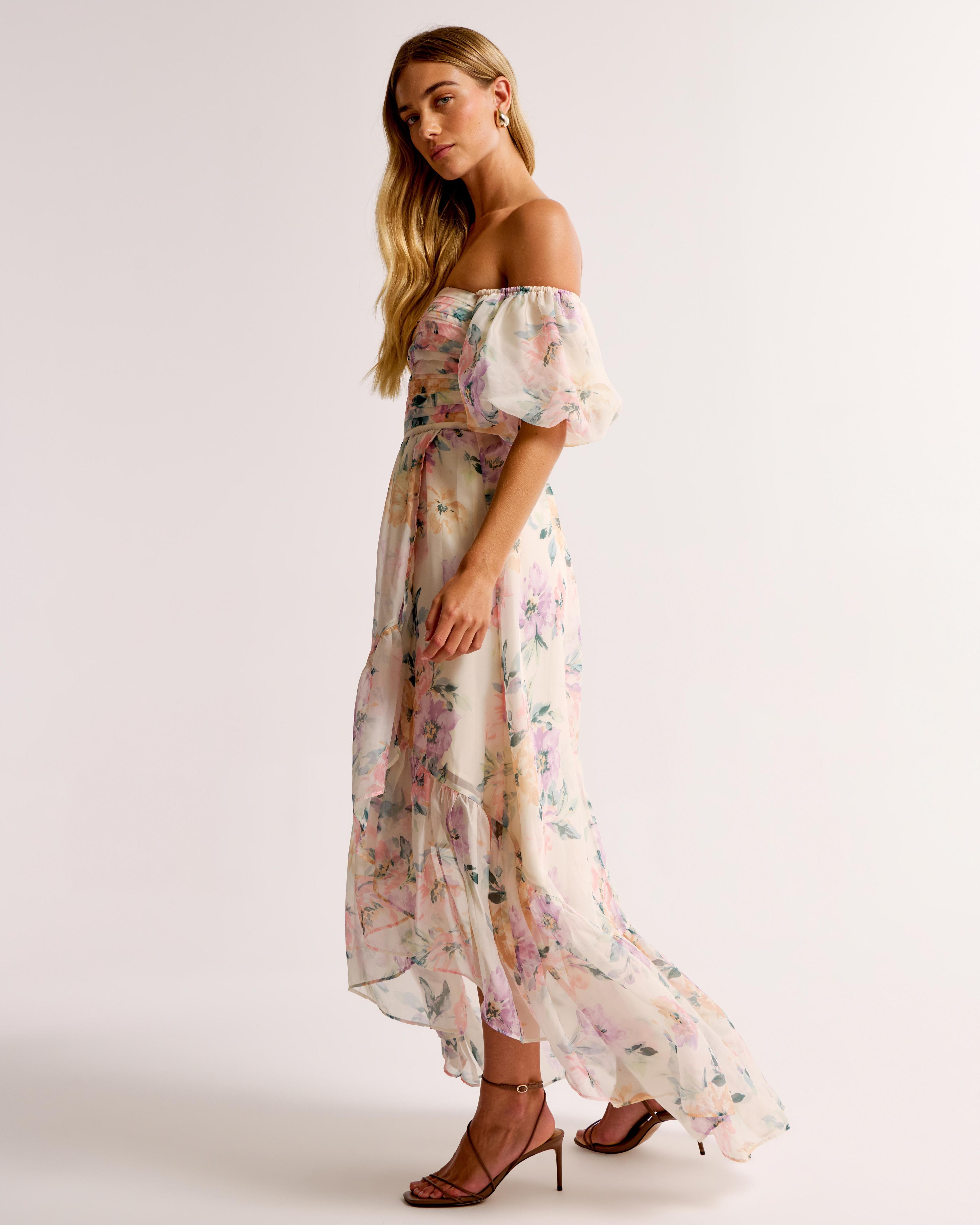 Emerson Off-The-Shoulder Drama Maxi Dress Product Image