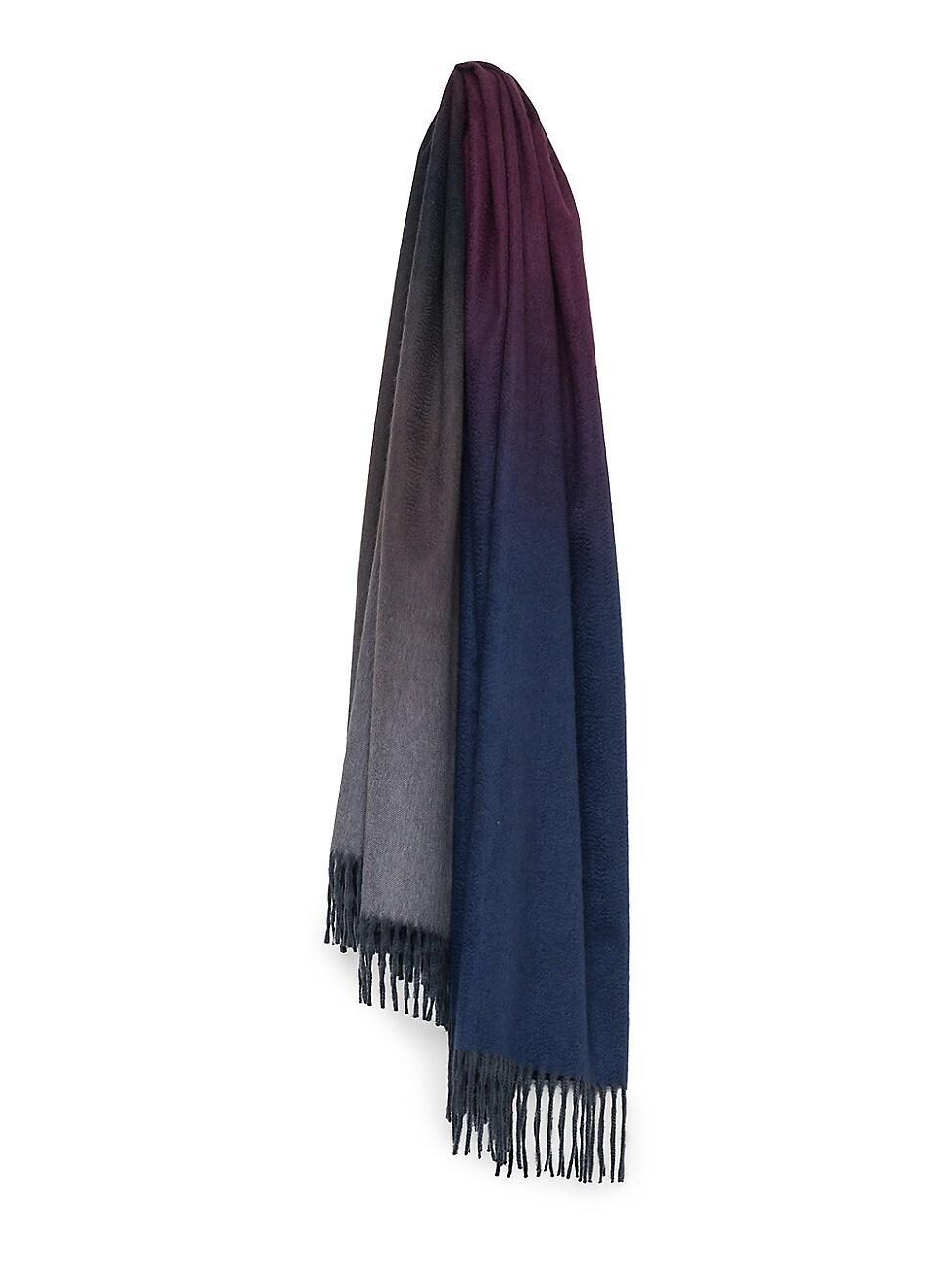 Mens Semi-Reversible Cashmere Scarf Product Image