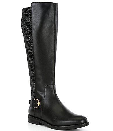 Cole Haan Clover Leather Stretch Tall Riding Boots Product Image