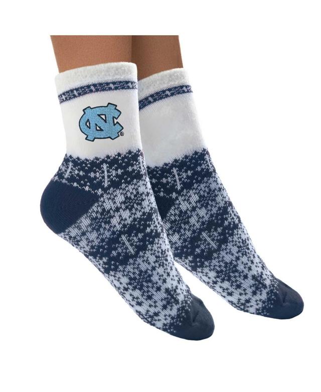 Womens ZooZatz Virginia Cavaliers Fuzzy Holiday Crew Socks, Blue Product Image