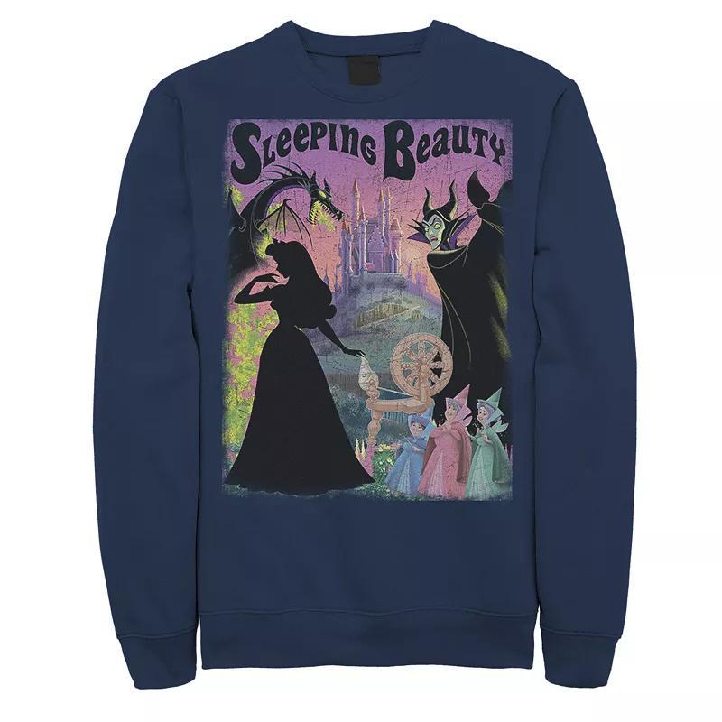 Mens Disney Sleeping Beauty Aurora Maleficent Poster Sweatshirt Product Image