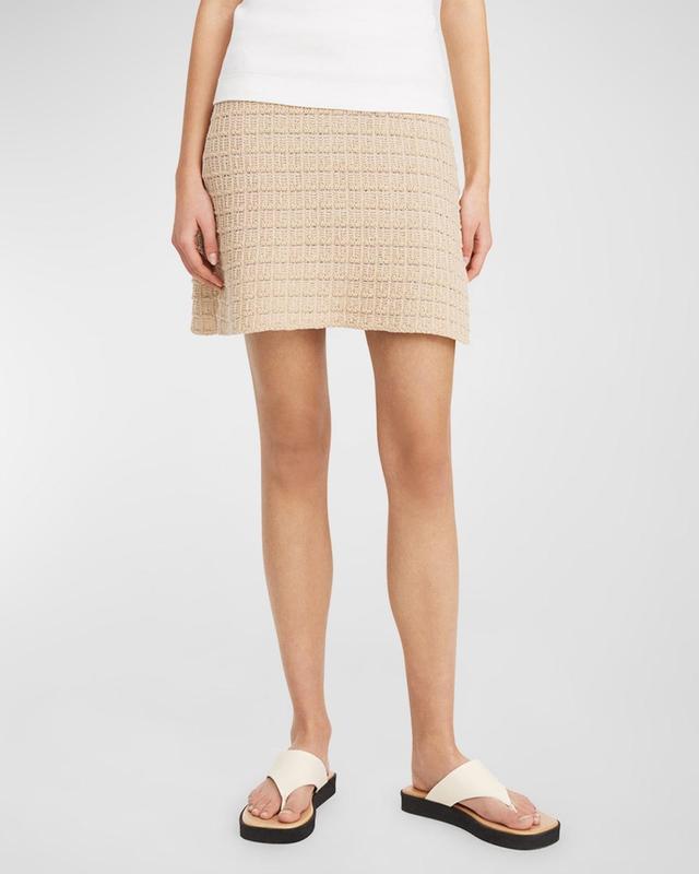 Pamille Textured Knit Mini Skirt Product Image