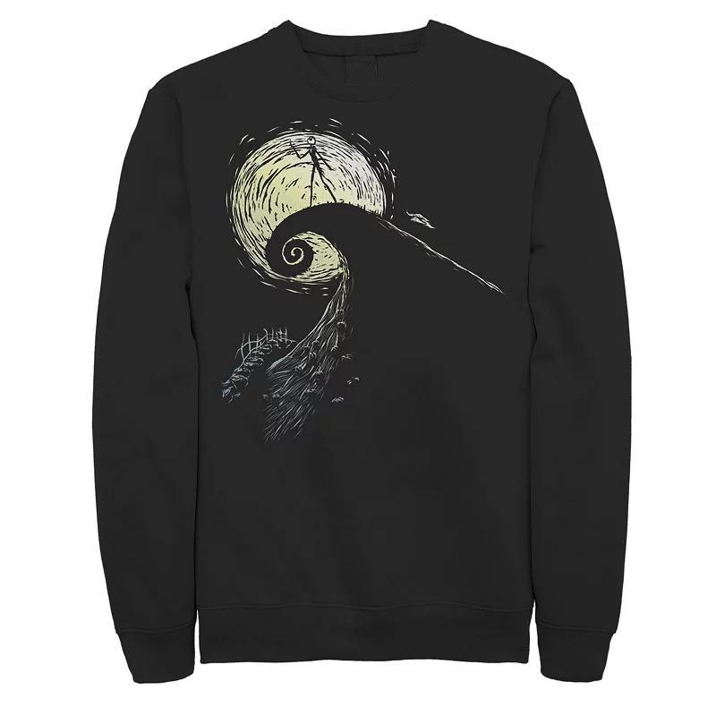 Mens Disney The Nightmare Before Christmas Jack Spiral Hill Sweatshirt Product Image