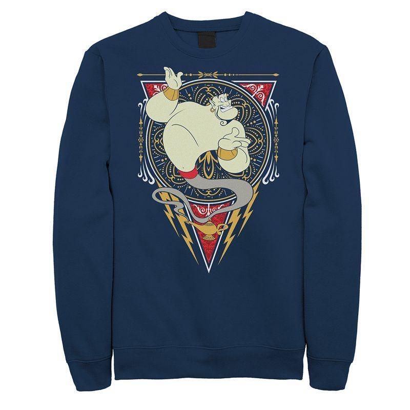 Mens Disneys Aladdin Magic Wishes Sweatshirt Blue Product Image