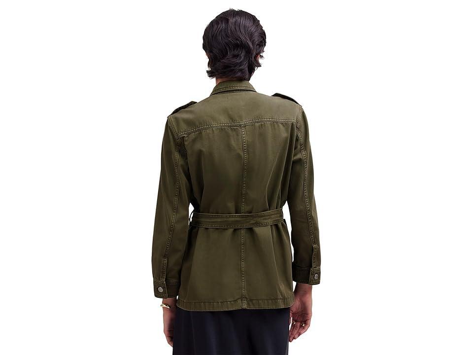 Madewell Chino Safari Jacket in Faded Ivy (Faded Ivy) Women's Jacket Product Image