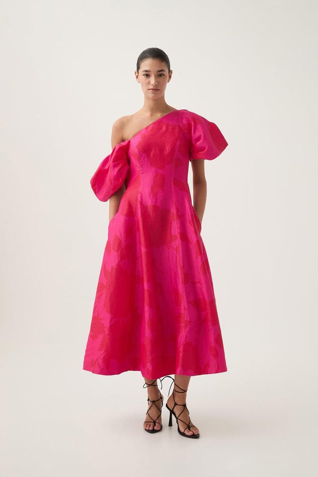 Arista Tulip Sleeve Midi Dress Product Image