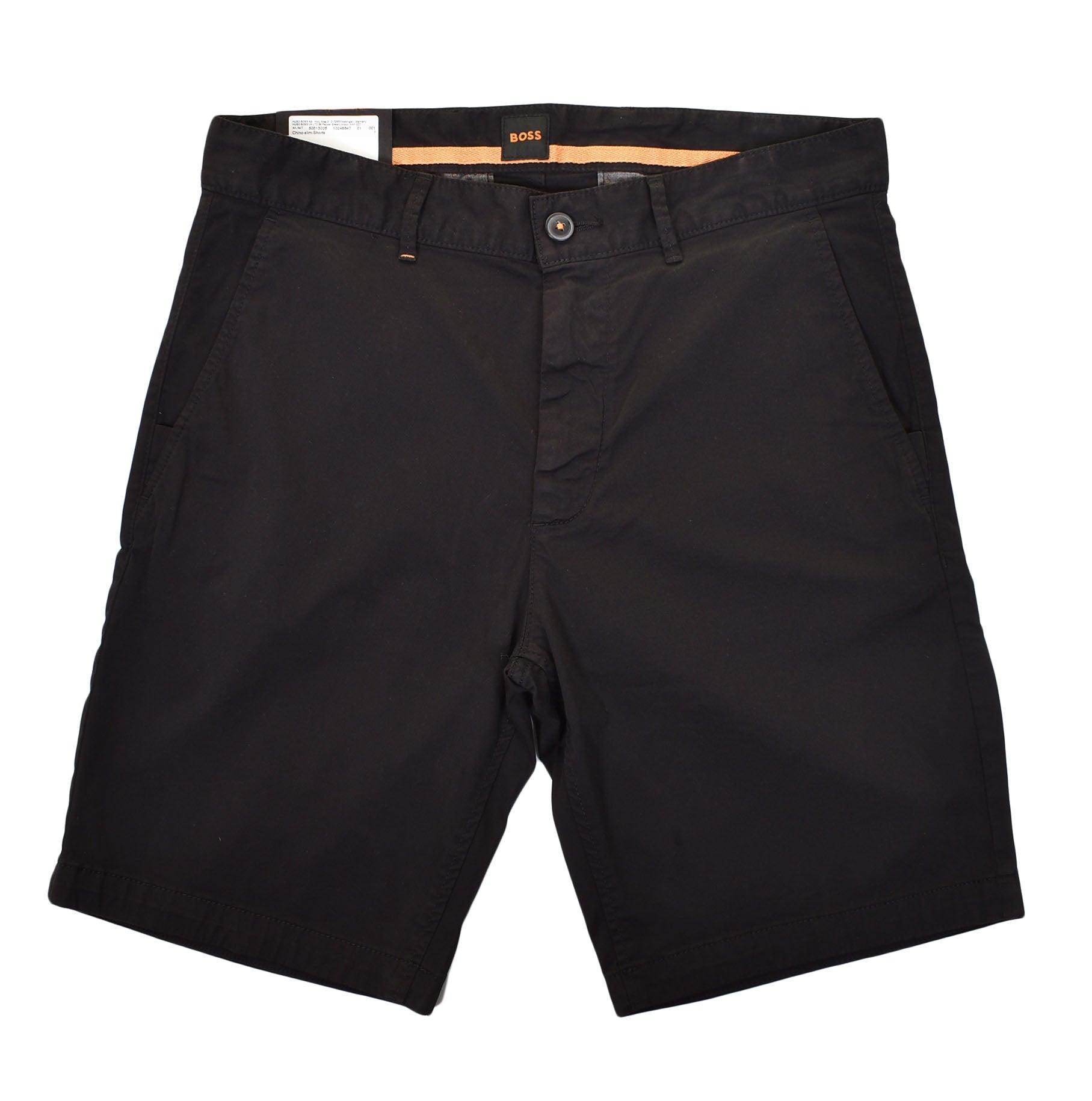 Chino Slim Shorts Black Product Image