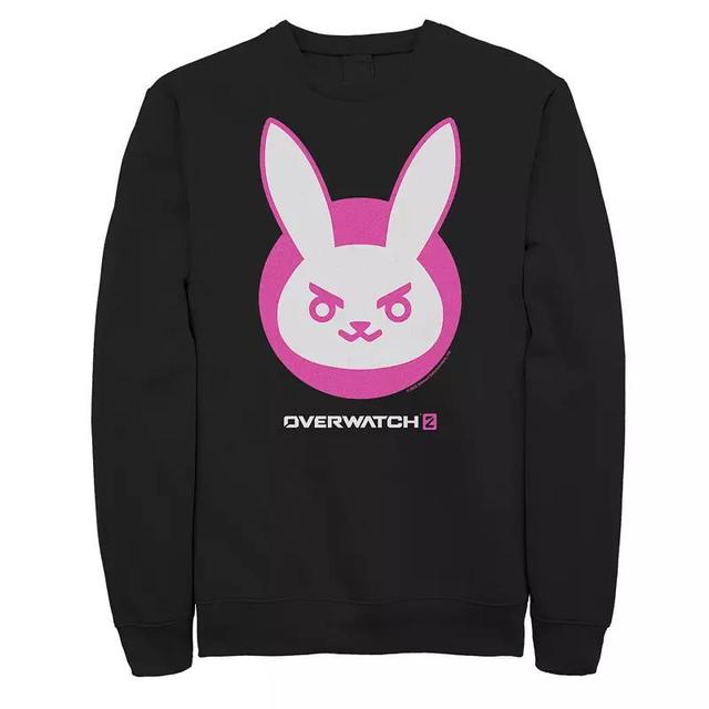 Big & Tall Overwatch 2 D.Va Pink Bunny Icon Graphic Fleece, Mens Product Image