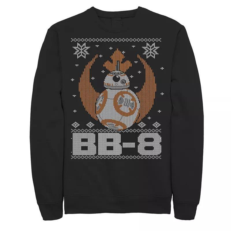 Mens Star Wars BB-8 Christmas Sweater Sweatshirt Product Image