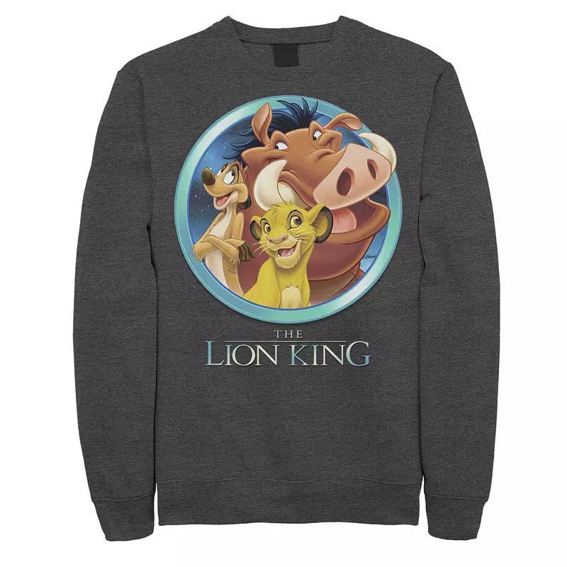 Mens Disneys The Lion King Best Friends Fleece Grey Heather Product Image