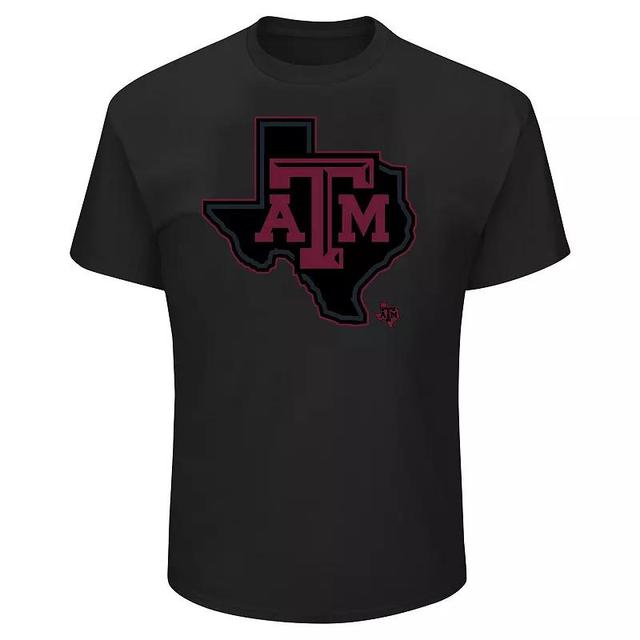 Profile Mens Black Texas A&M Aggies Big Tall Pop T-Shirt Product Image