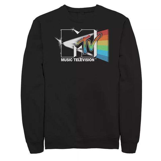 Big & Tall MTV Music Television Pink Floyd Style Logo Sweatshirt, Mens Product Image